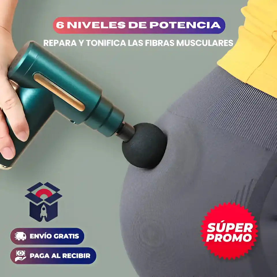 PortaRelief® | Masajeador Muscular Profesional  + Guia Definitiva GRATIS